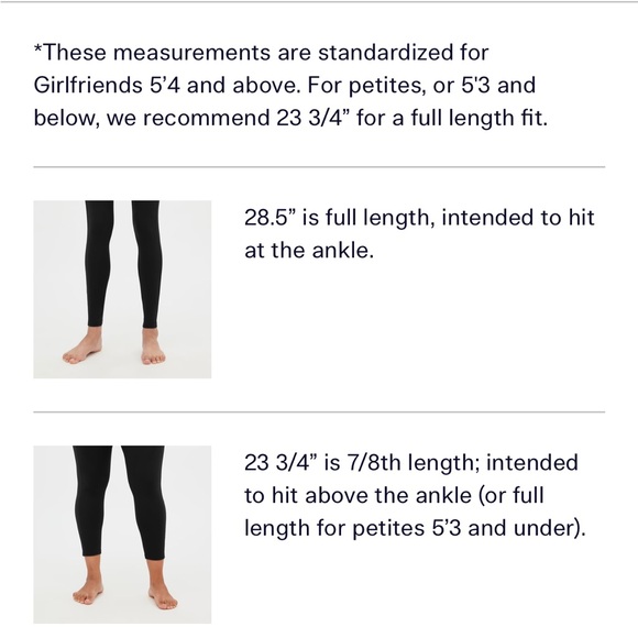 NWT Girlfriend Collection Black Compression Pocket Legging - Picture 6 of 6